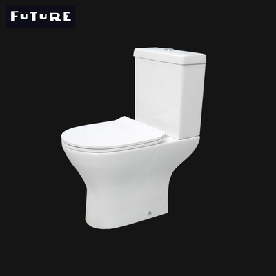 Gravity Flushing Mała toaleta projekcyjna 600mm Kompaktowa toaleta blisko sprzężona