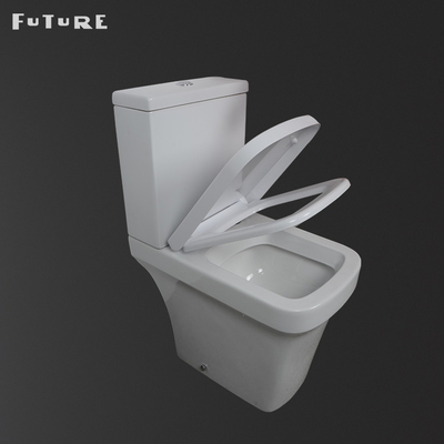 Future White P Trap Square Comfort Wysokość toaleta 18-calowa wysoka toaleta